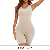 Numaxx Beauty seamless open-bust sculpting bodysuit in skin / nude, worn by model